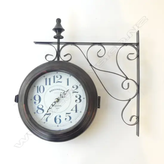 VICTORIAN STYLE CLOCK 'KENSINGTON STATION' 400x390mm
