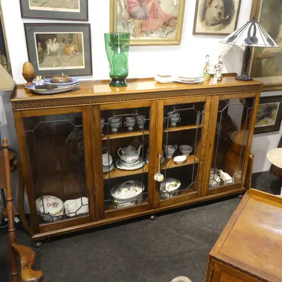 4 DOOR DECO CHINA CABINET 1850x350x1070mm