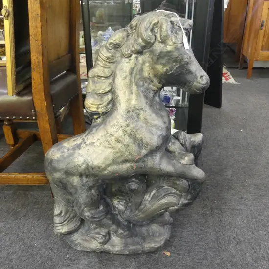 CONCRETE GARDEN HORSE SCULPTURE H.700mm