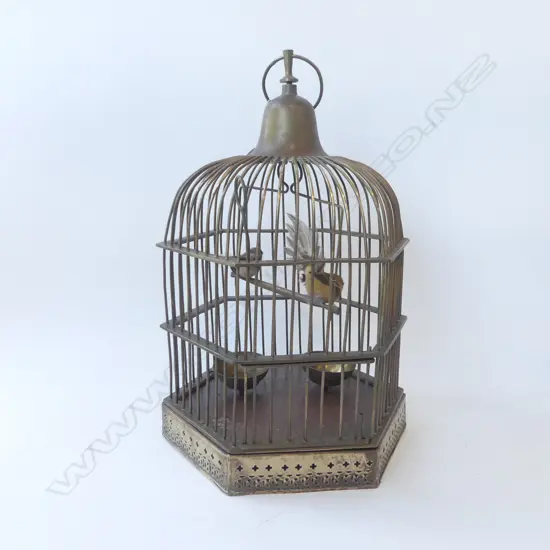 BRASS BIRDCAGE H.480mm