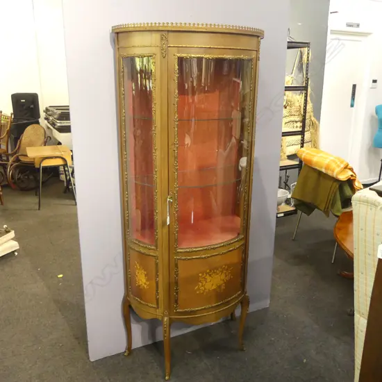 FRENCH VITRINE CABINET 750x360x1720mm