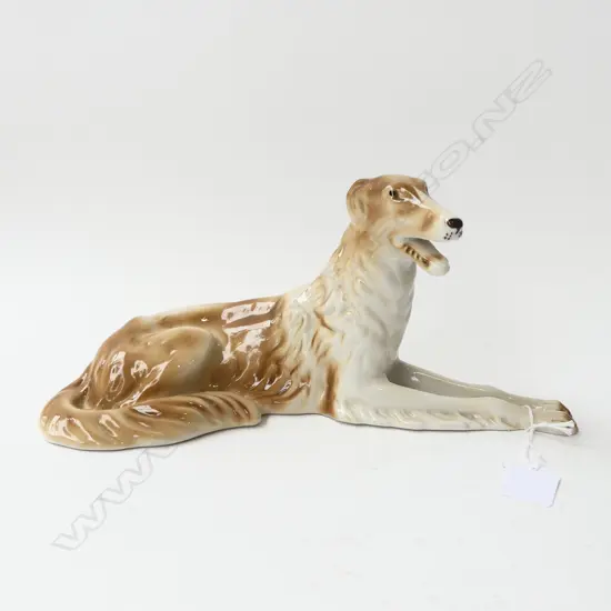 ROYAL DUX RUSSIAN WOLFHOUND FIGURE L.320mm
