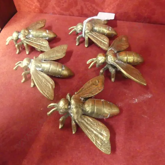 5 BRONZE BEES L.65mm
