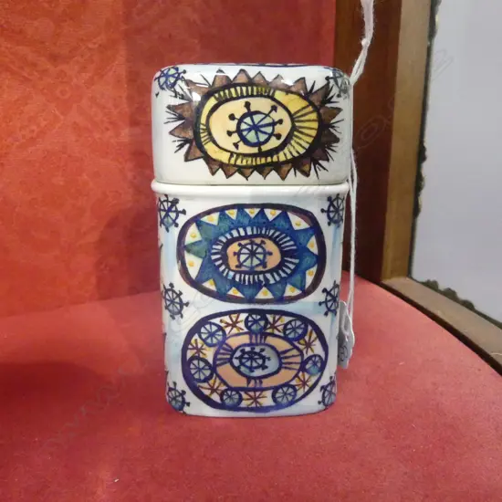 ROYAL COPENHAGEN FAJANCE LIDDED CONTAINER H.110mm