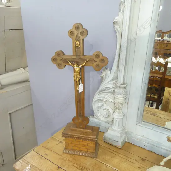 WOODEN CRUCIFIX H.575mm