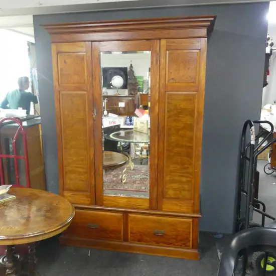 COLONIAL MOTTLED KAURI WARDROBE 1450 x 520 x 2100mm