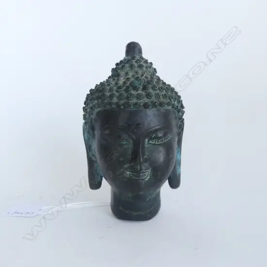 BRONZE BUDDHA HEAD H.150mm