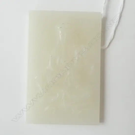 CARVED STONE BUDDHA PLAQUE 80x50mm