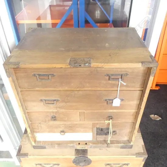 MEIJI JAPANESE 6 DRAWER COLLECTOR'S/BEDSIDE CABINET H.440mm