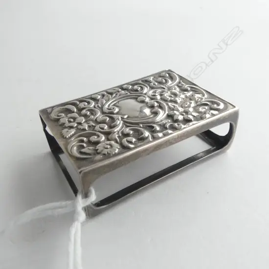 S/SILVER MATCH BOX COVER 9G