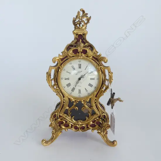 ANTIQUE STYLE 8 DAY CLOCK, GERMANY H.225mm all plastic