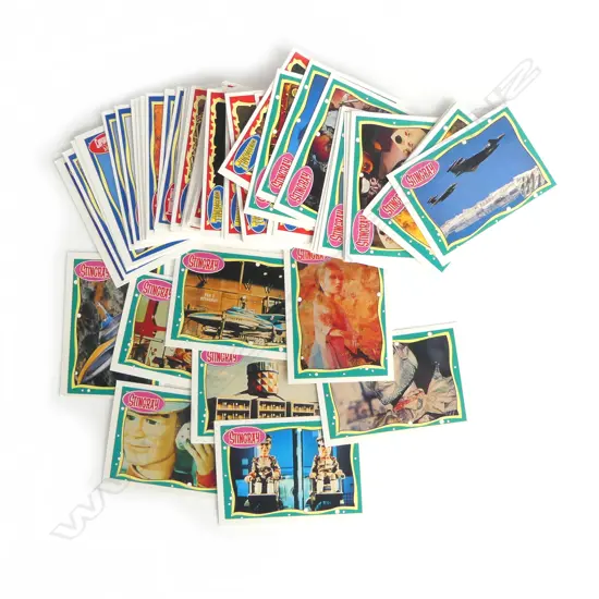 66 1993 COLLECTABLE CARDS CAPT. SCARLET, THUNDERBIRDS, STINGRAY ETC