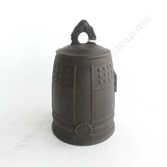 OLD IRON JAPANESE CHIO-JI TEMPLE BELL H.166mm