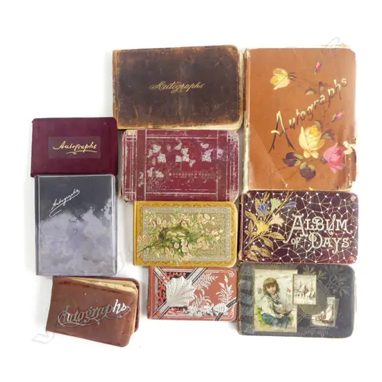 ANTIQUE AUTOGRAPH BOOKS
