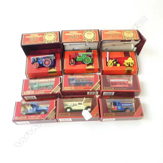 9 MATCHBOX MODELS OF YESTERYEAR