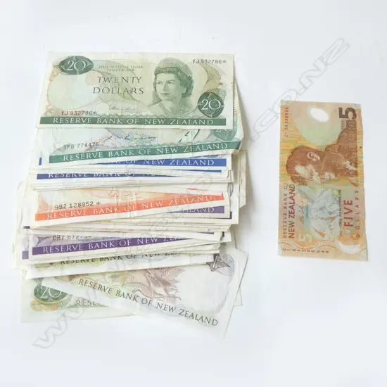 NZ BANK NOTES $254 FACE VALUE...