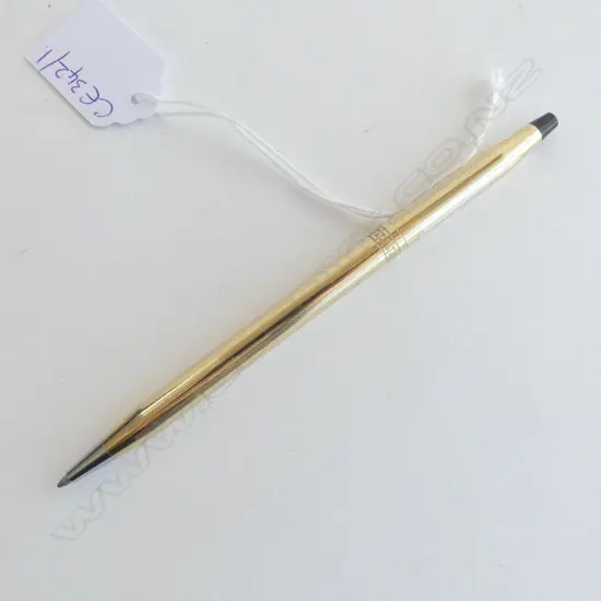 1/20 10CT GOLD FILLED CROSS BALLPOINT PEN USA L.135mm