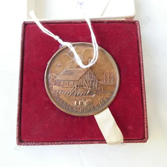 PLIMMERS NOAHS ARK 1856-1956 CENTENARY TOKEN 45mm dia, BOXED