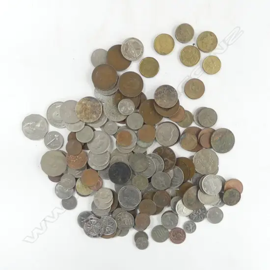 ASST. WORLD COINS & TOKENS