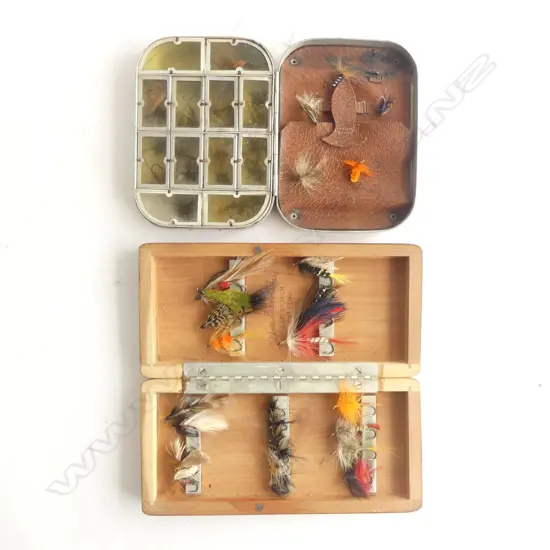 Alan Pye fishing collection: 2 FLY BOXES