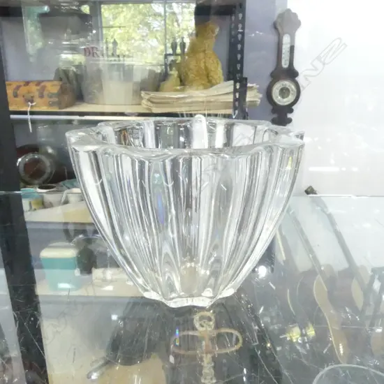 SIGNED ORREFORS CRYSTAL BOWL H.85mm