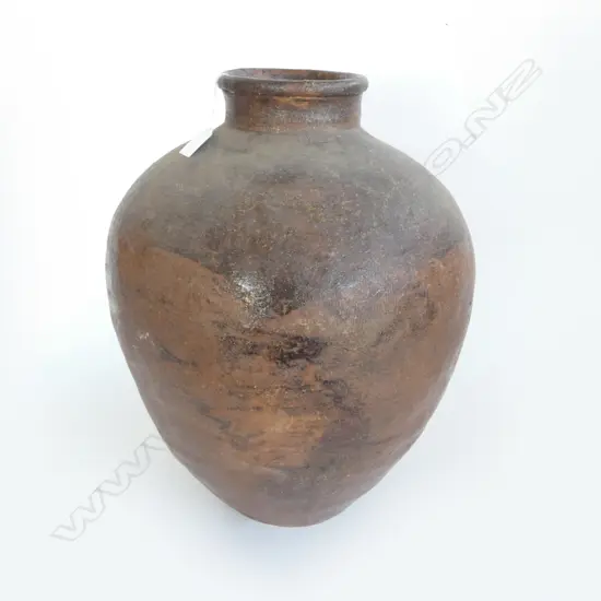 TAMBA BIZEN EDO PERIOD TEA STORAGE VESSEL. H.450mm