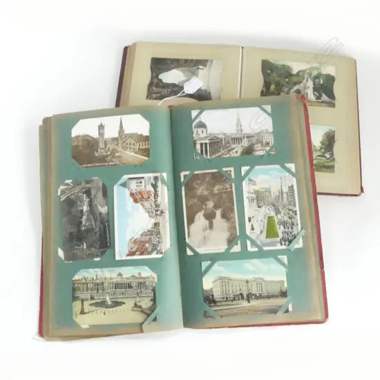 2 LRG COLLECTIONS of VINTAGE BRITISH THEMED POSTCARDS