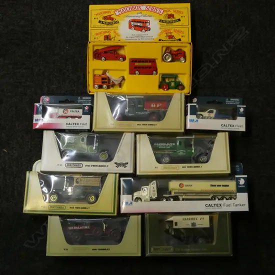 10 BOXED MODEL CARS