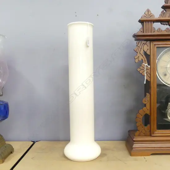 TALL CRACKLE GLAZE POTTERY VASE H.510mm