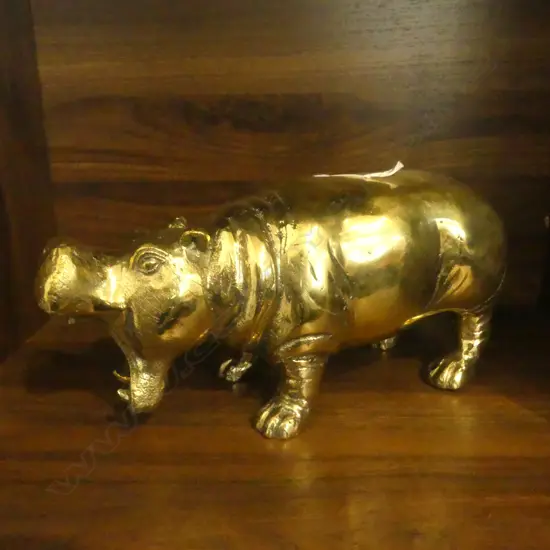 BRONZE HIPPO L.170mm