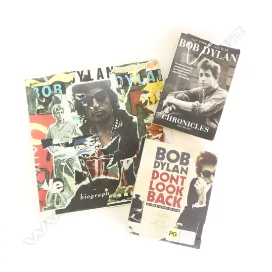 BOB DYLAN 65 TOUR DVD, BOOK & MAGAZINE