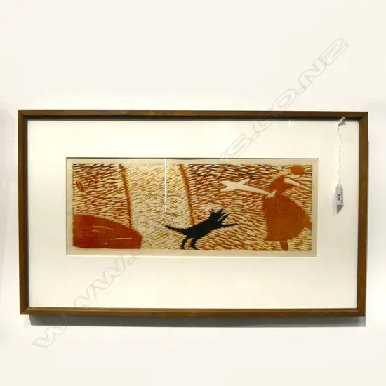 KATHRYN MADILL 'SWIPE' PRINT 4/10 1987 165x425mm