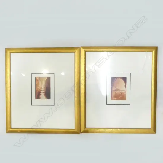 PR SIGNED VENICE PRINTS; 'BRIDGE OF SIGHS' 52/60 & 'DUSK, VENICE' 11/60 200x150mm