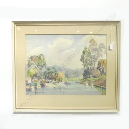 DOROTHY MAYS 'LAKE TAUPO' WC 365x490mm