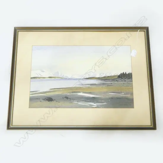 WILLIAM HARRIS, LANDSCAPE WC, '77 320x495mm