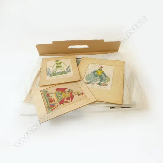 LGE SELECTION ANTIQUE hand coloured engravings PRINTS ETC ETC some 18thC