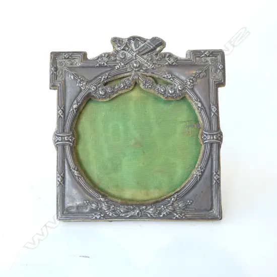 STG SILVER PHOTO FRAME, B'HAM 1908 150x145mm no glass