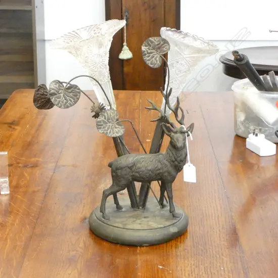 VICTORIAN EP EPERGNE w. STAG H.390mm