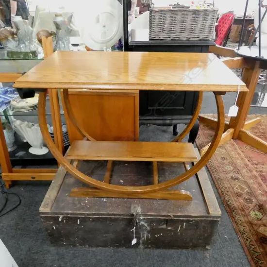 OAK DECO STYLE TABLE 690x380x560mm