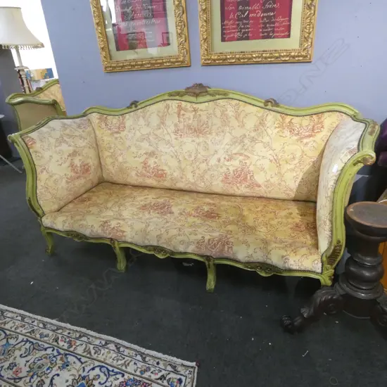 FRENCH STYLE SOFA, NO CUSHIONS 2150x750x1090mm