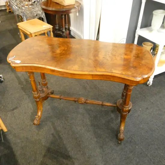 VICTORIAN TABLE - BORER TREATED 1050x510x710mm