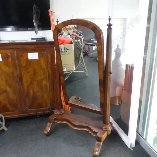 ANTIQUE CHEVAL MIRROR H.1700mm