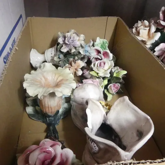 ASST. CAPODIMONTE CHINA etc (SOME FAULTS)