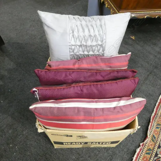 5 ASST. CUSHIONS
