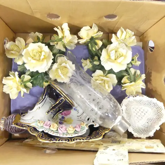 ASST. FANCY CHINA INCLUDING CAPODIMONTE, etc