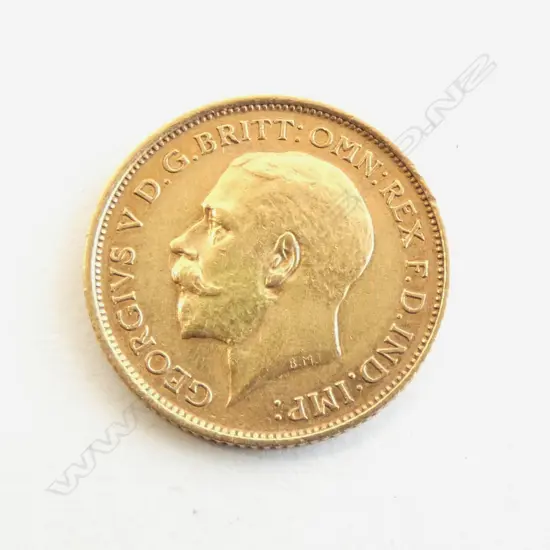 1914 KING GEORGE V HALF SOVEREIGN 4.00gms