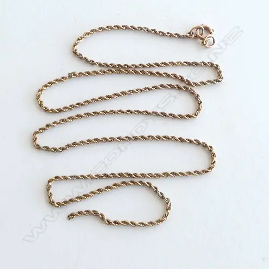 9CT CHAIN, 7.3grms faults