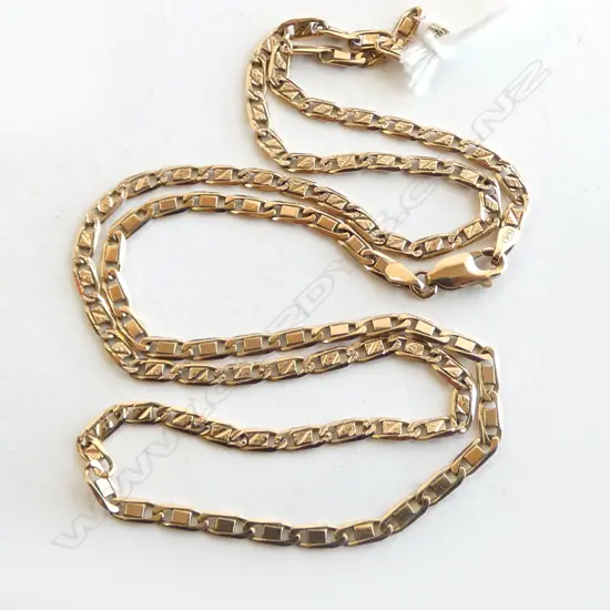 9CT NECKLACE L.510mm, 7.6grms