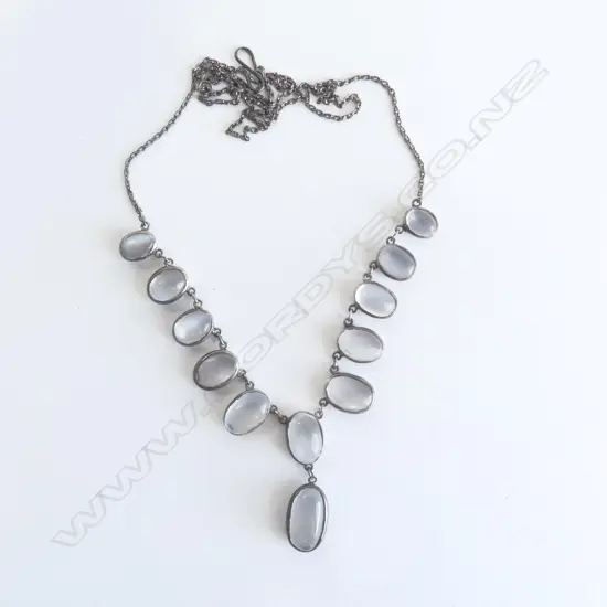 VINTAGE MULTI MOONSTONE NECKLACE