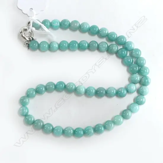 AMAZONITE BEAD NECKLACE new